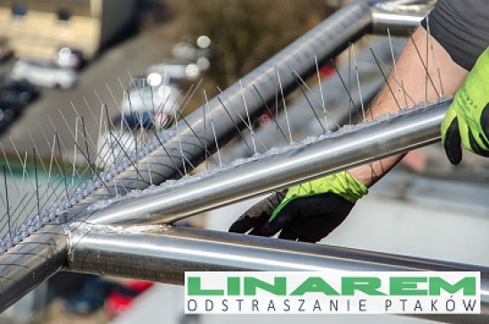 Montaż kolców przeciw gołębiom. Kolce na gołębie.